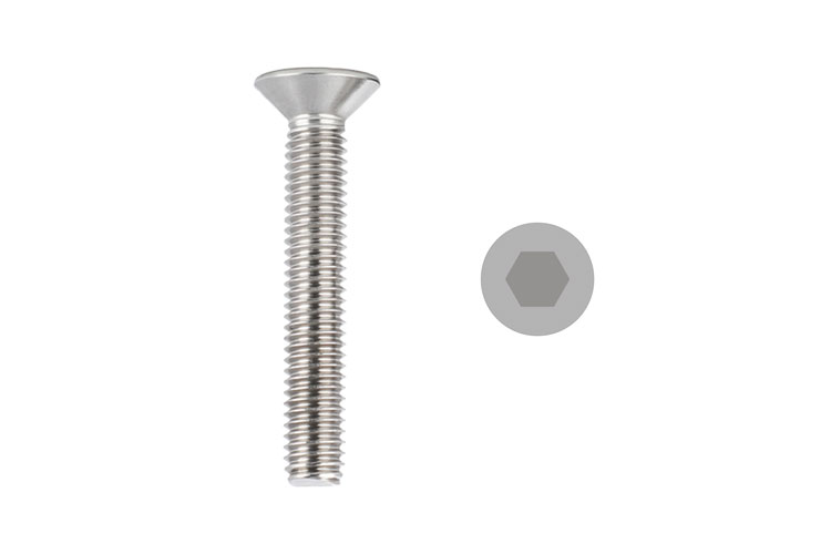 countersunk flat head hex socket screw