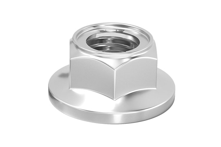 Hex-flange-self-locking-nut