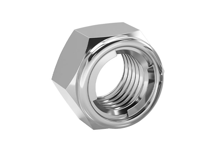 Locknuts with metal plates