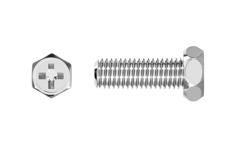 hex head cross recessed screw