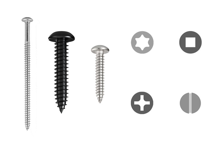 Decorative Pan Head Wood Screws for Furniture