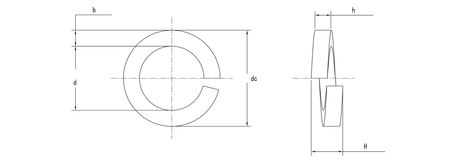 DIN 127B spring lock washers