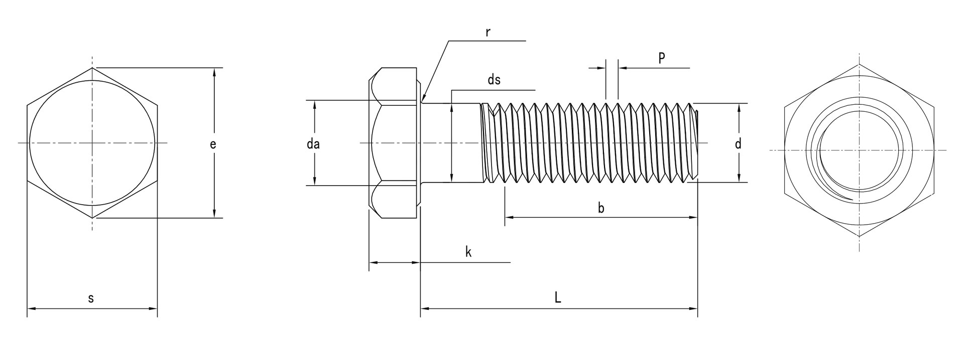 DIN 7990 Hexagon head bolts with hexagon nut for steel structures