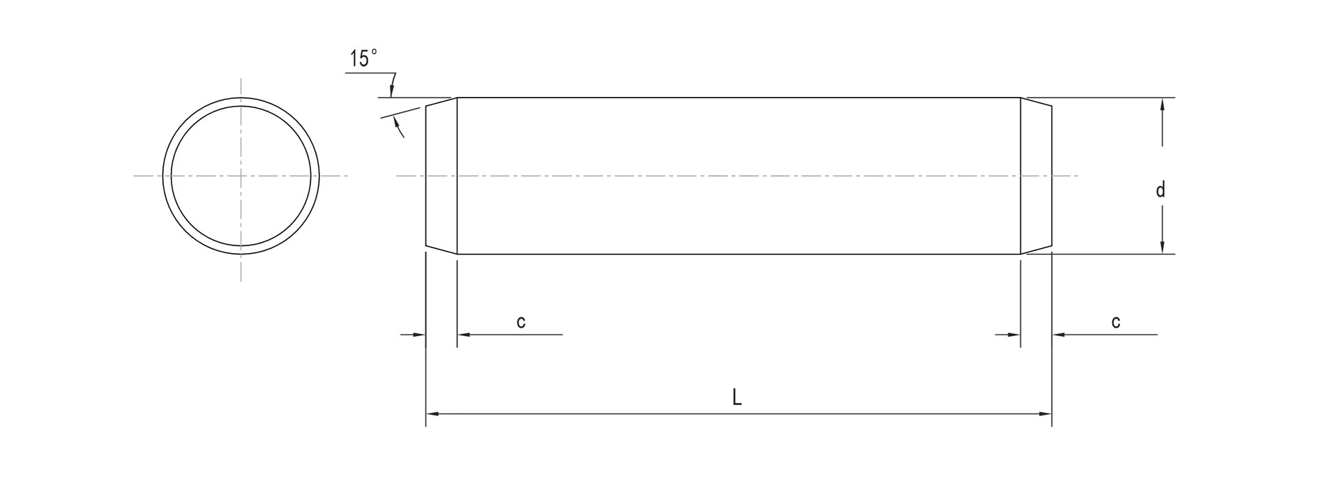 ISO 8734 Dowel Pin Specifications